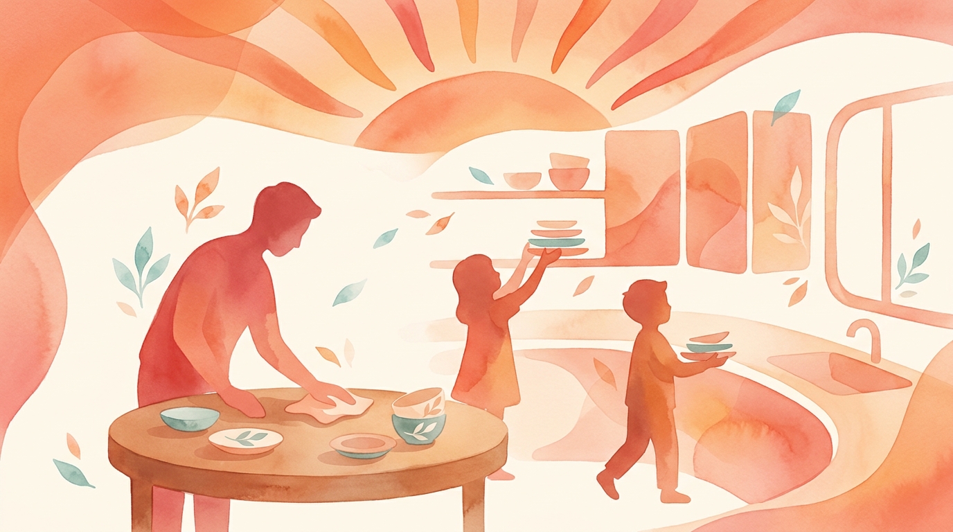 After-Dinner Kitchen Reset Routine for Kids: A Research-Backed 2026 Guide to Calmer Evenings and Stronger Responsibility