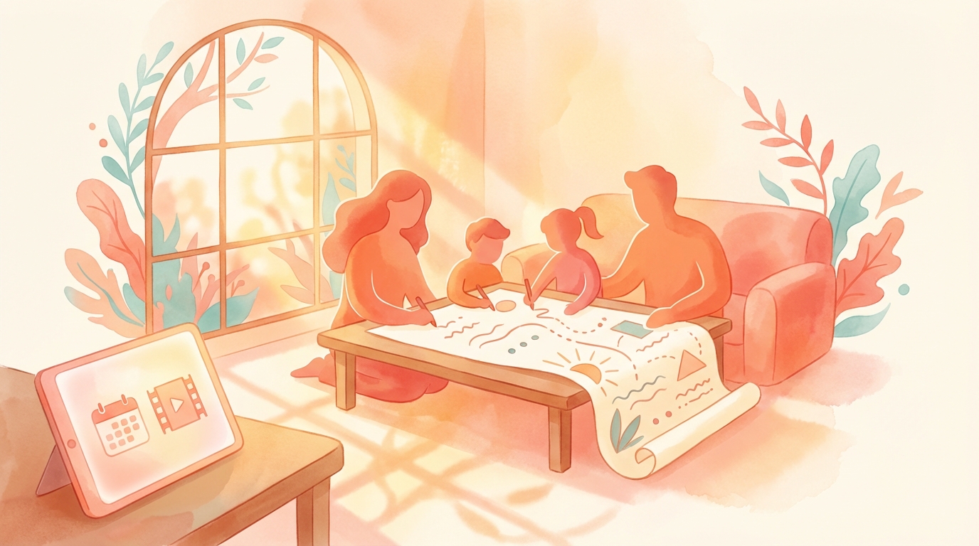 Family Media Plan for Kids: A Research-Backed 2026 Guide to Less Screen Time Conflict