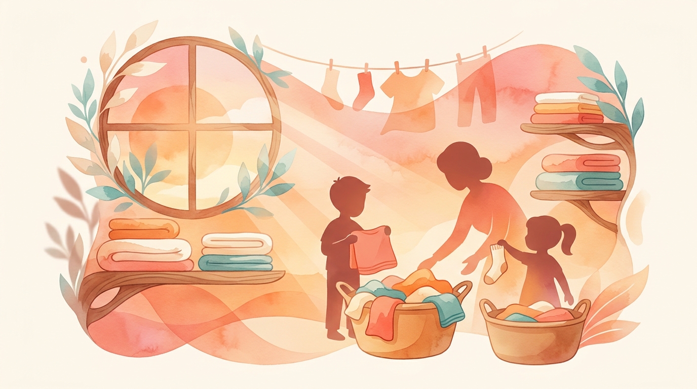 Laundry Sorting Routine for Kids: A Research-Backed 2026 Guide to Building Follow-Through Without Nagging